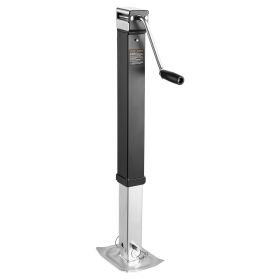 VEVOR Trailer Jack, 8000 lbs Dynamic Load Capacity, Weld-on Pipe-Mount Swivel Trailer Jack with Ergonomic Handle, 15-inch Vertical Travel