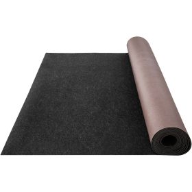 VEVOR Marine Carpet, 6 x 18 ft Boat Carpeting, Charcoal Black Marine Grade Boat Carpet, Indoor/Outdoor Marine Carpeting w/ Water-proof TPR Backin