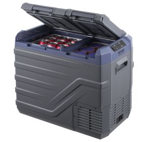 VEVOR Car Refrigerator, 12 Volt Car Refrigerator Fridge, 40 L Dual Zone Portable Freezer, -4-68 F Adjustable Range